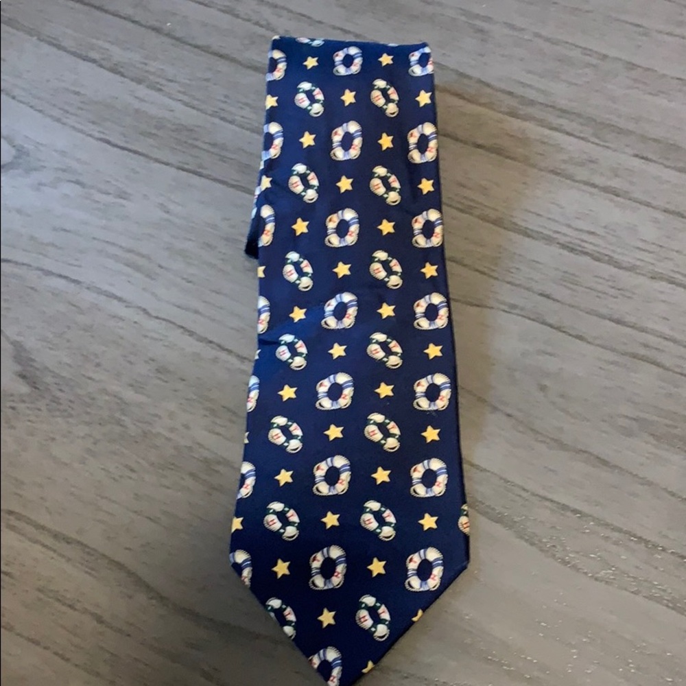Nautical printed tie